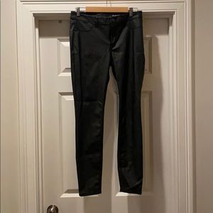 Women’s faux leather skinny jeans size 29